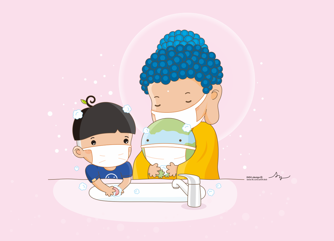 Buddhist coronavirus mindful Tennessee temple